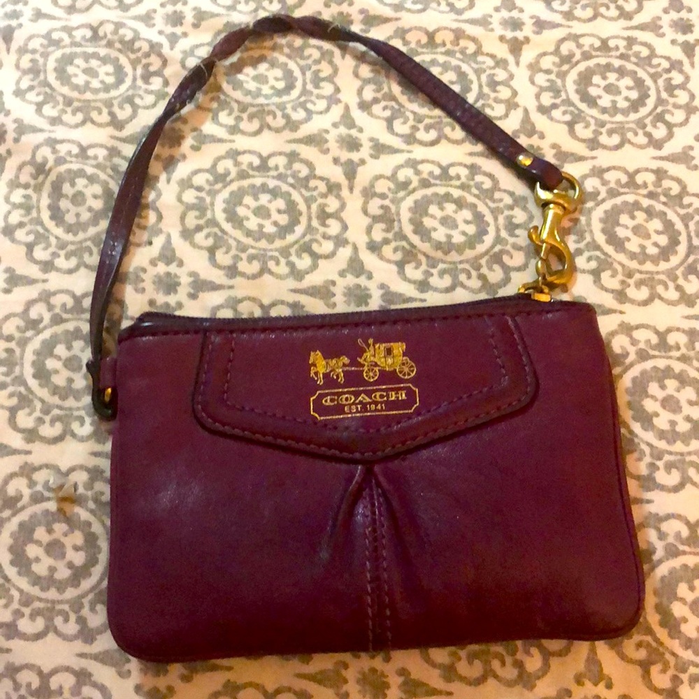 Coach wristlet